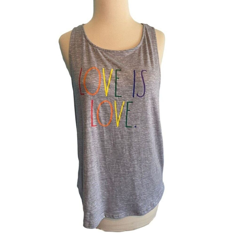 NWT Rae Dunn "Love is Love" Pride Tank Top Medium